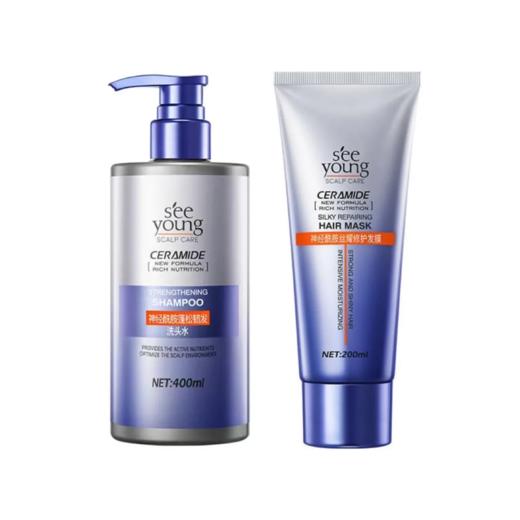 【预售 急单慎拍】滋源神经酰胺蓬松韧发洗头水丝耀修护发膜焕亮系列护发 商品图0