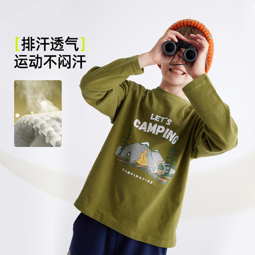 【“主题印花“ 山丘】儿童山系百搭T恤 PQTX2424 商品图2