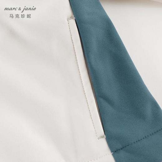 马克珍妮男女童撞色连帽软壳外套2024秋冬新款241137 商品图4
