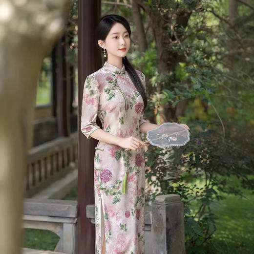 改良气质日常，中国风时尚旗袍裙ZA-225 商品图3