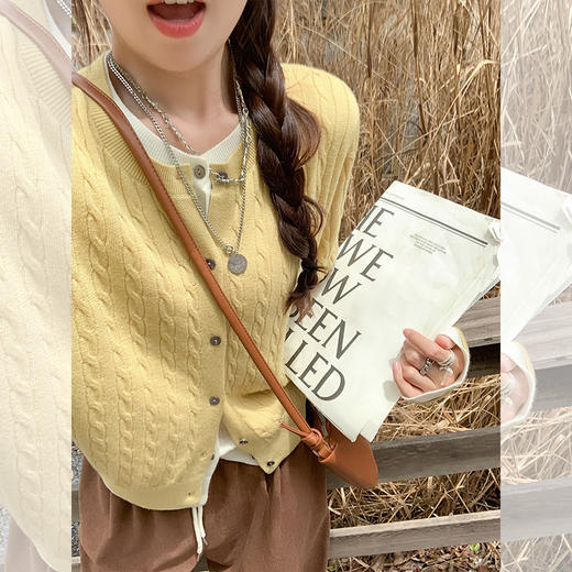 <曾小咸推荐>现货秒杀 ！微信超特价！韩系假两件毛织开衫 日常199.99 立减110 秒杀89.99！！加绒休闲裤 秒杀89.99！ 休闲裤（不加绒） 秒杀79.99！ 商品图1