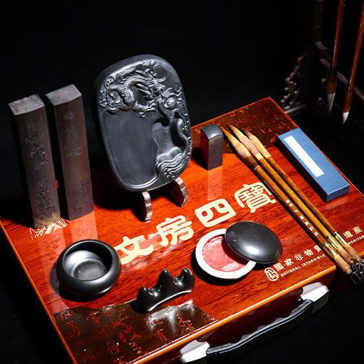 【经典】非遗技艺文房四宝精品套装 商品图1