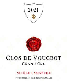 「跨境」2021 乐马士酒庄伏旧园红葡萄酒 Nicole Lamarche CLos de Vougeot Grand Cru