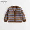 马克珍妮男童山系户外条纹针织开衫2024年秋冬新款241686 商品缩略图2