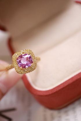 1.34ct 蓝宝石戒指