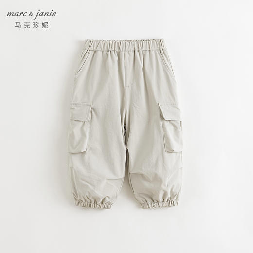 马克珍妮男女童机能风立体口袋工装裤2024年秋装新款241239 商品图2