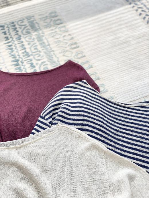 年中特惠  不退不换！！！很火爆的和纸纱针织衫【5012】 商品图5