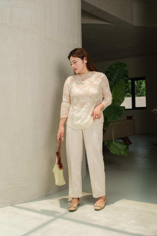 现货！【裸色豆豆鞋】【清新雅致】3.5厘米增高，加厚加高后脚跟，丝绸羊皮哑光质感 商品图1