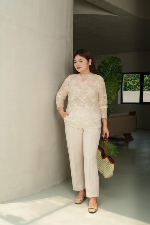 现货！【裸色豆豆鞋】【清新雅致】3.5厘米增高，加厚加高后脚跟，丝绸羊皮哑光质感 商品图2