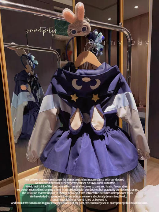 💕💕【开学季】中大童90-170码【伊泺杉兔子警官连帽冲锋衣】✨仙女宝宝必入款 💐绝对不能错失❗这么好看又好穿的一款连帽三防冲锋衣外套 商品图1