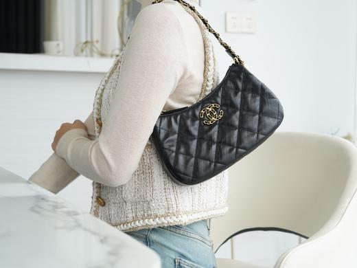 香奶奶23k 19hobo  大号黑色 正品皮 腋下 商品图9