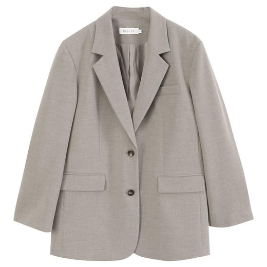 玳莎老钱风宽肩西装女士显瘦2024年秋季新款通勤气质宽松长袖外套  EC37307 商品图4