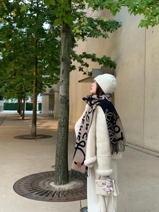 罗意*威 羊绒围巾 书写涂鸦 商品图1