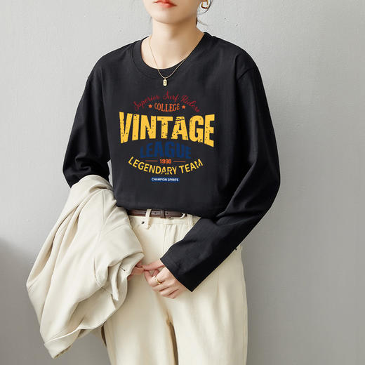 优选丨59任选2件🌈一眼爱的【36色纯棉情侣纯色印花T】 纯棉 ~柔软亲肤💧教科书般舒适穿感❗休闲随性又百搭🔛宽松显瘦版型店 商品图10