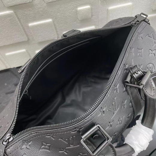 驴家M22765 全皮黑压花 花旅行包35KEEPALL BANDOULIÈRE 35 商品图9