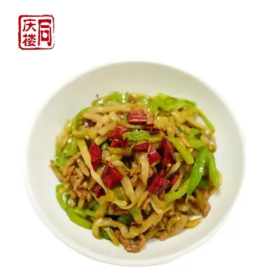 青椒榨菜炒肉丝(份)