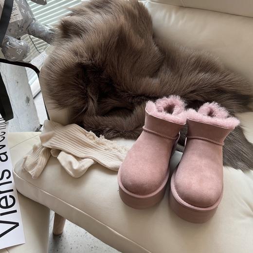 暮色粉  【 厚底款 】 UGG周冬雨同款mini迷你小V口～ 商品图1