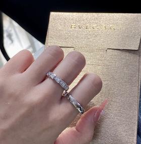 B家 BR076#蛇形窄版光金戒指