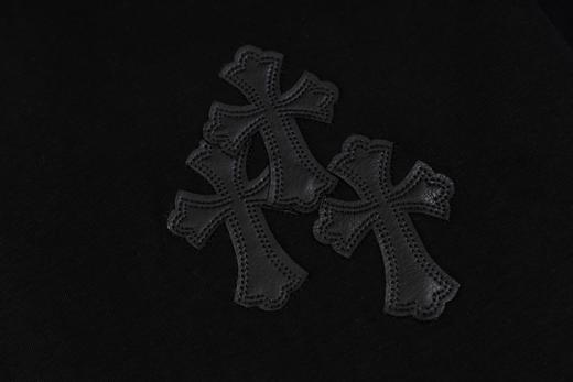 CH克家十字贴皮银饰刺绣梵文短袖T恤！ 商品图6