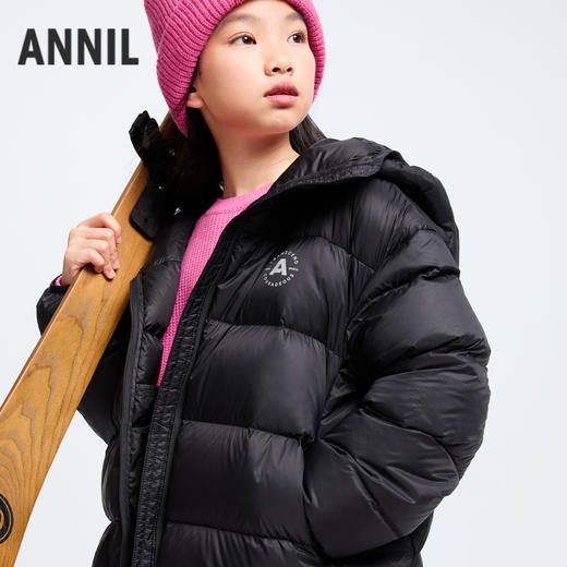 【轻暖0~10℃】男女童短款羽绒服外套冬季新款安奈儿童装EM445638 商品图2