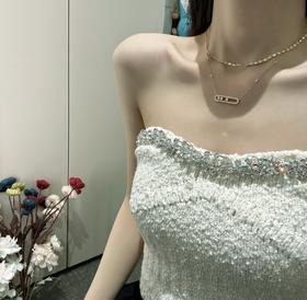 Messika｜新款首饰 18k叠戴圆钻项链