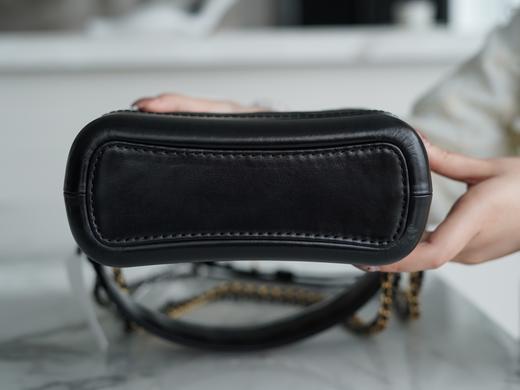 香奶奶  经典手提流浪包 黑色 小号 商品图3