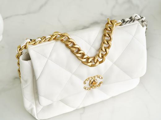 香奶奶 Chanel 19bag 白雪公主 正品皮 中号 商品图4