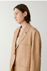 普洱染色斜纹汉麻西装外套 挺括流畅线条描摹独立气场 正肩H型西装 小个子友好款 简洁设计+流畅立裁线条 塑形不紧绷且显瘦 商品缩略图1