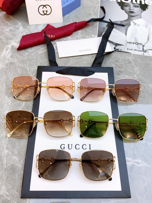 G家  GG1018S 墨镜女方框1955系列古驰太阳镜贵族休闲风，设计独特，日常出街，时尚街拍也可以轻松hold 住 ！size:56口18-145 商品图0