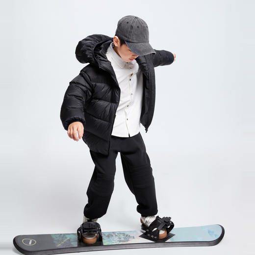 【轻暖0~10℃】男女童短款羽绒服外套冬季新款安奈儿童装EM445638 商品图5