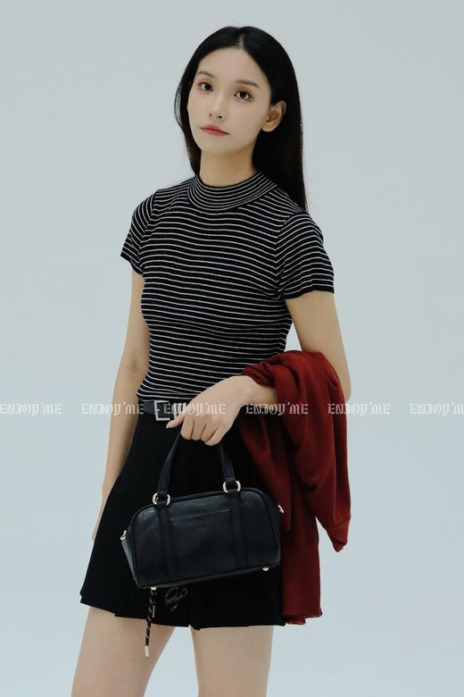 【门店同款】ENJOY秋季less is moreA字百褶短半裙 159201681 商品图3