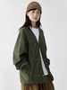 步履不停/4B23106C/纯棉宽松无领开衫长袖外套 商品缩略图3