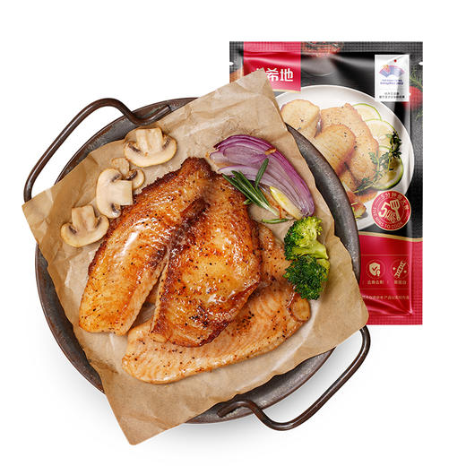 大希地黑椒鲷鱼排100g*8袋 +赠（嗨味时刻香煎鸡小排80g+意面100g） 商品图5