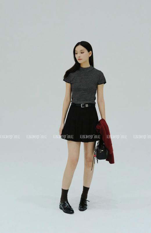 【门店同款】ENJOY秋季less is moreA字百褶短半裙 159201681 商品图0