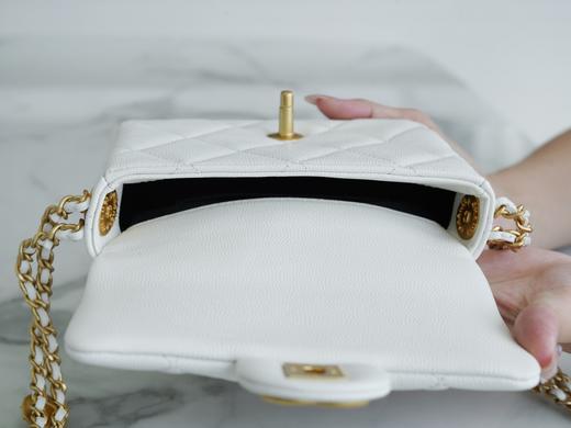 香奶奶  22A 高级手工坊金币口盖包 方胖子 正品皮 商品图8