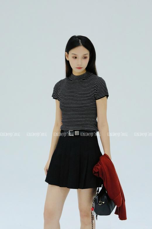 【门店同款】ENJOY秋季less is moreA字百褶短半裙 159201681 商品图2