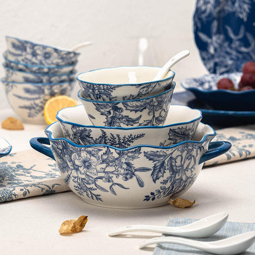 中式美学陶瓷餐具（落日玫瑰） 商品图4