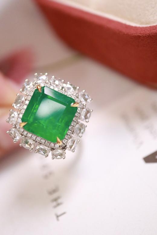 5.04ct 祖母绿戒指吊坠 商品图5