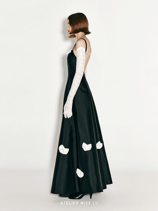 【灵动轻雪】绵羊毛肌理微透长手套 商品图1