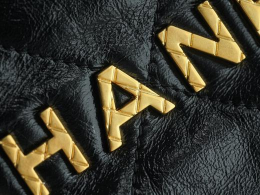 香奶奶Chanel 23S 22Mini 珍珠链条bag垃圾袋 黑色 正品皮 商品图9