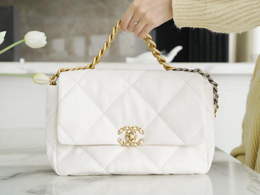 香奶奶 Chanel 19bag 白雪公主 正品皮 中号 商品图1