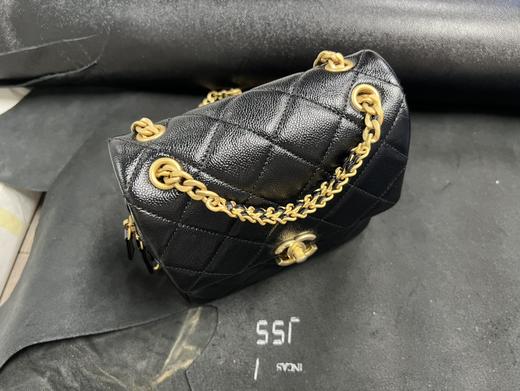 香奶奶 22P 复古黑 双肩包 背包 正品皮 商品图4