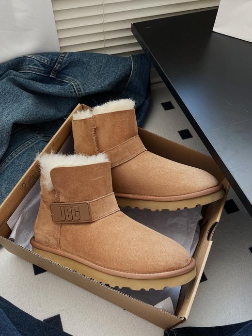 2022秋冬新款皮毛一体胶片雪地靴 商品图3