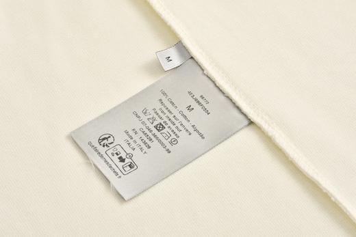 CD 24SS 1947草写植绒印花短袖（米白） 商品图8