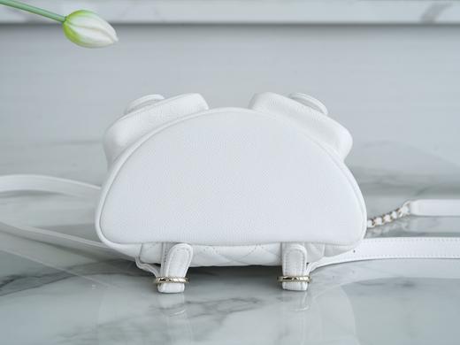 香奶奶 23P新款 Duma双肩包 牛皮 Mini白 商品图8