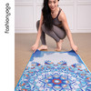 凡圣瑜伽专业瑜伽铺巾/防滑快干超柔软/健身瑜珈毯印花多色FP004 商品缩略图2