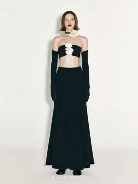 【柔风飞羽】肌理面料造型长手套