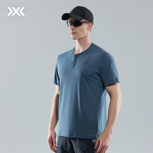 X-BIONIC 旷野风岚亨利领速干防晒抗菌轻量排汗商务休闲短袖T恤24651N 商品图2