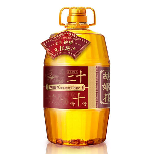 胡姬花 花生油家用食用油节日送礼 古法小榨花生油5L 商品图2
