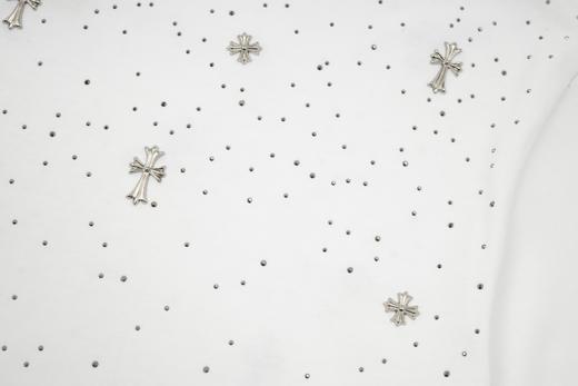 CH克家满天星十字架烫钻水洗做旧复古圆领短袖！ 【男女同款 官网热门爆款｜网红明星同款】 商品图3